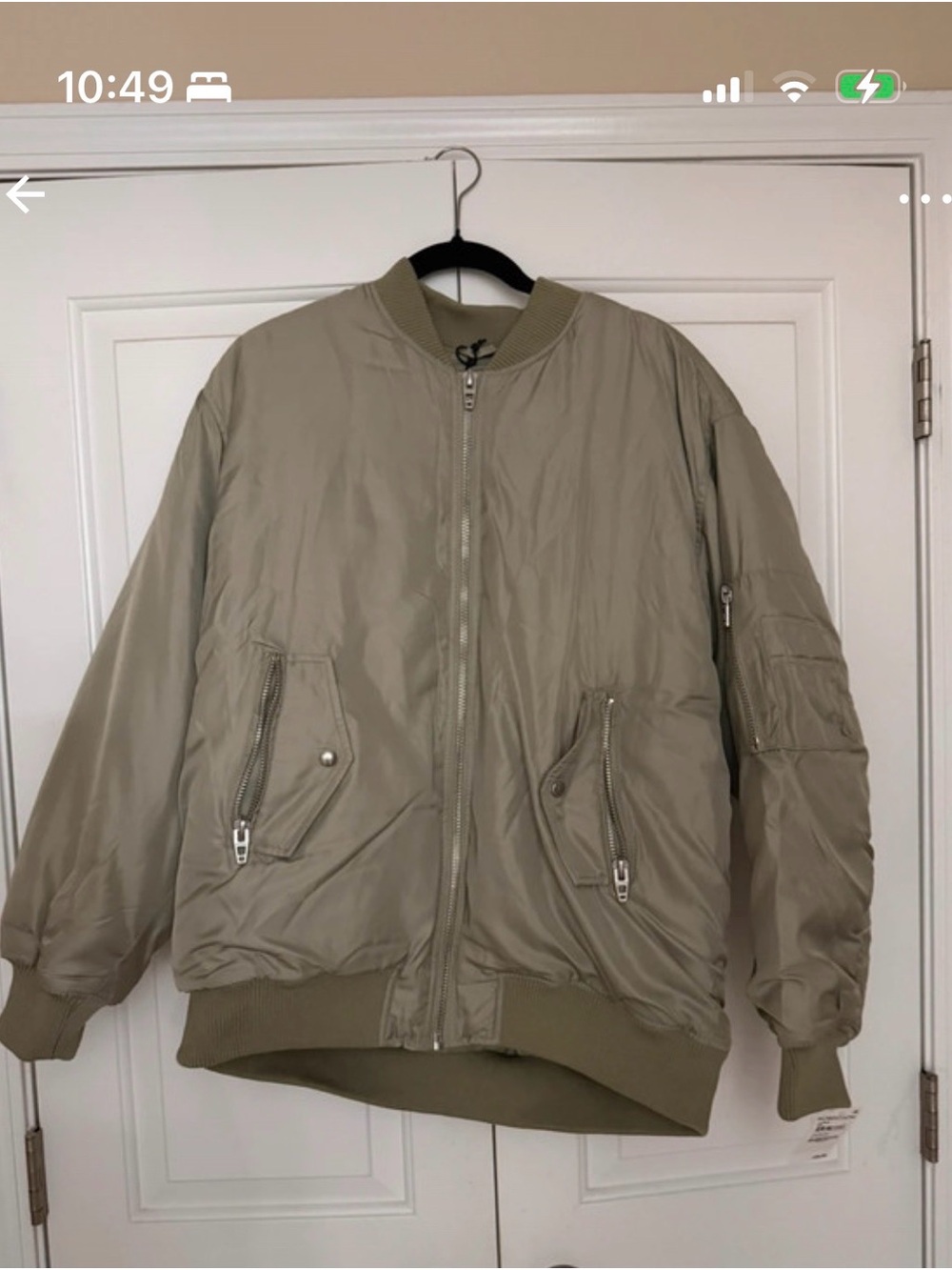 NWT Nordstrom Women’s Olive Bomber Jacket